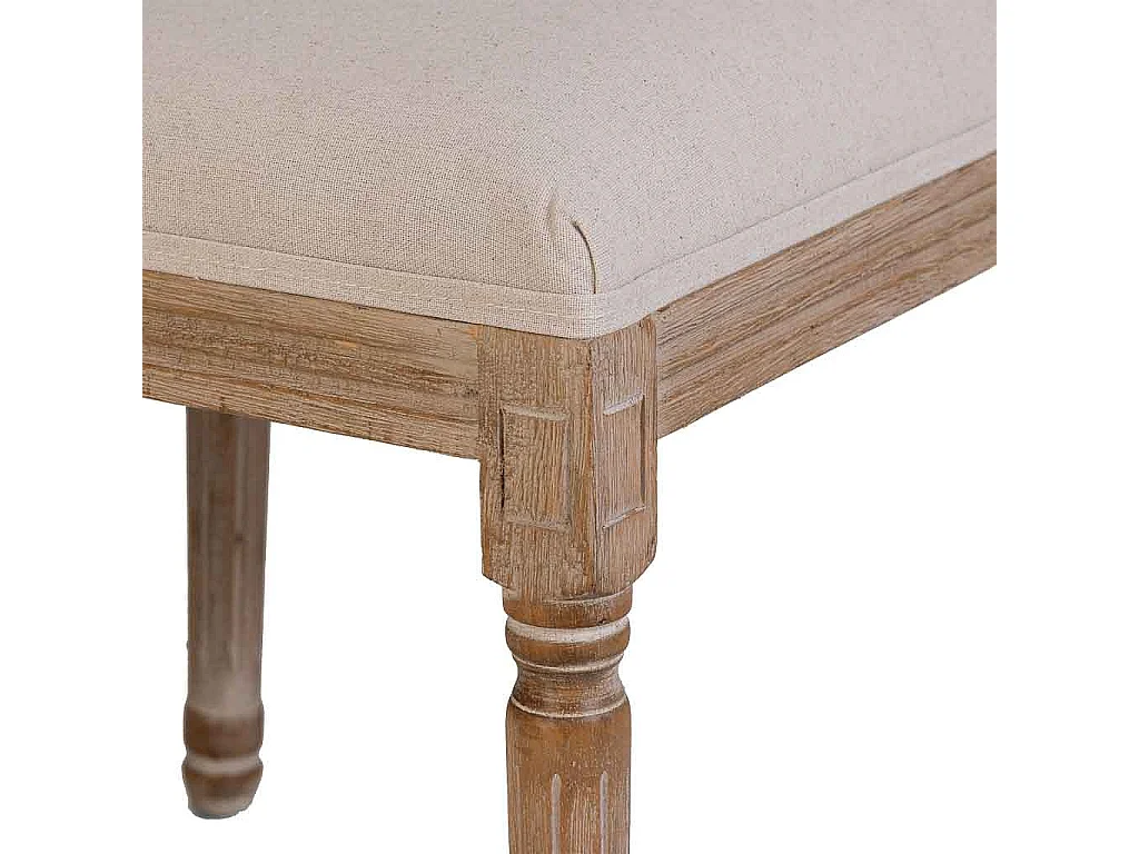 Chaise en bois rembourrée 48x46x96h cm