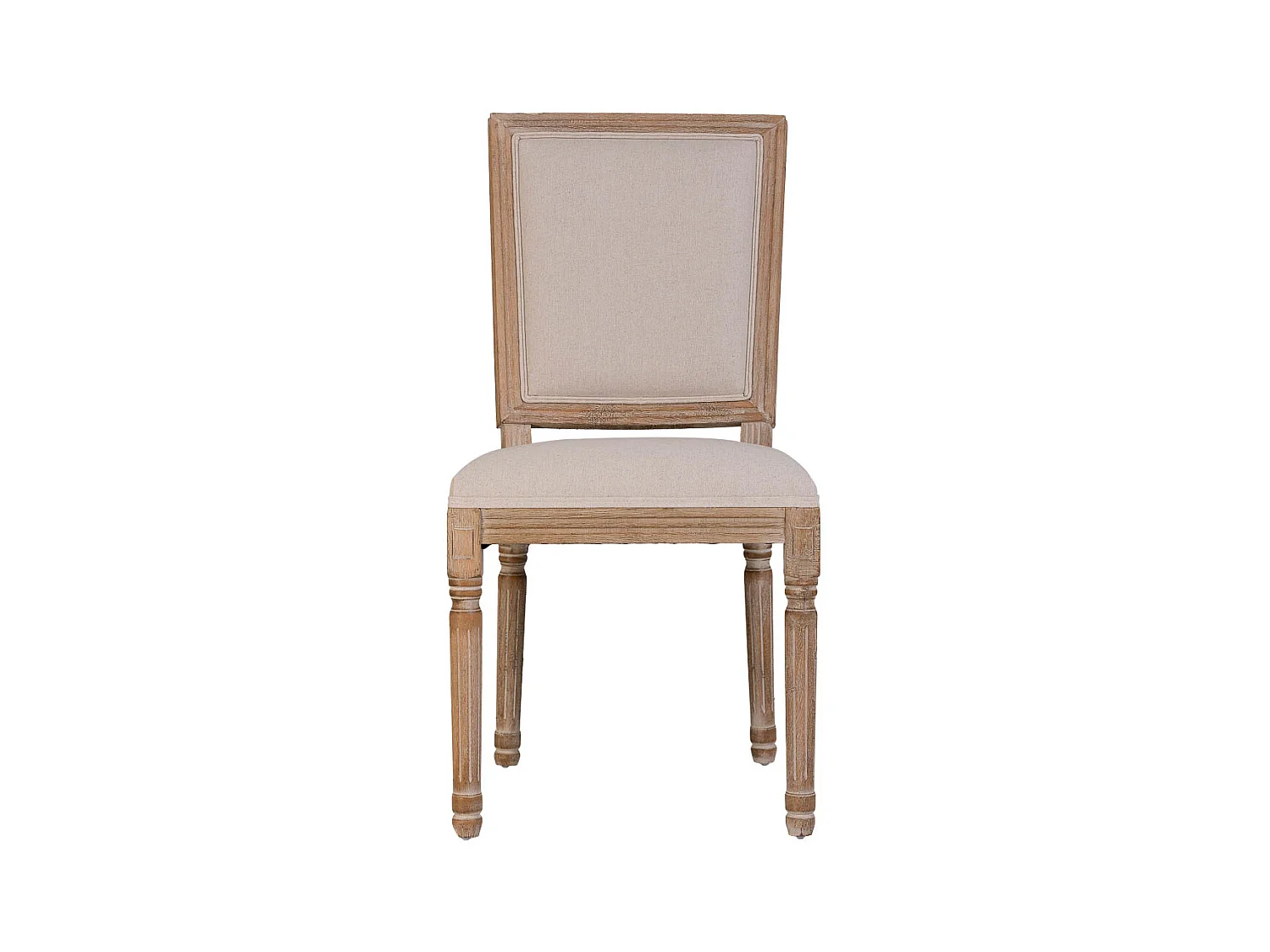 Chaise en bois rembourrée 48x46x96h cm