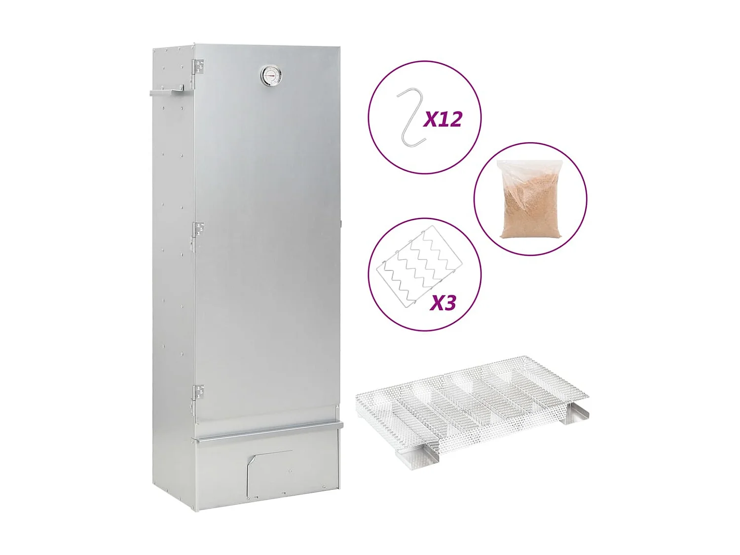 BBQ oven smoker koude rook generator gegalvaniseerd staal