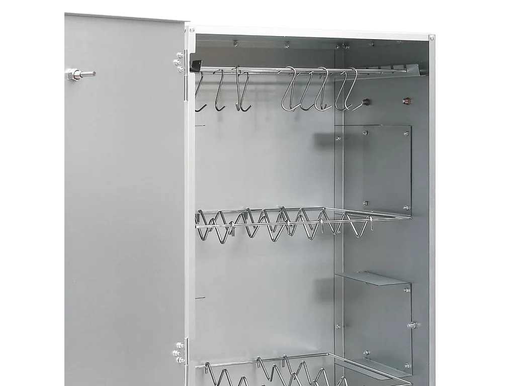 Forno para churrasco, defumador, gerador de fumaça fria, aço galvanizado