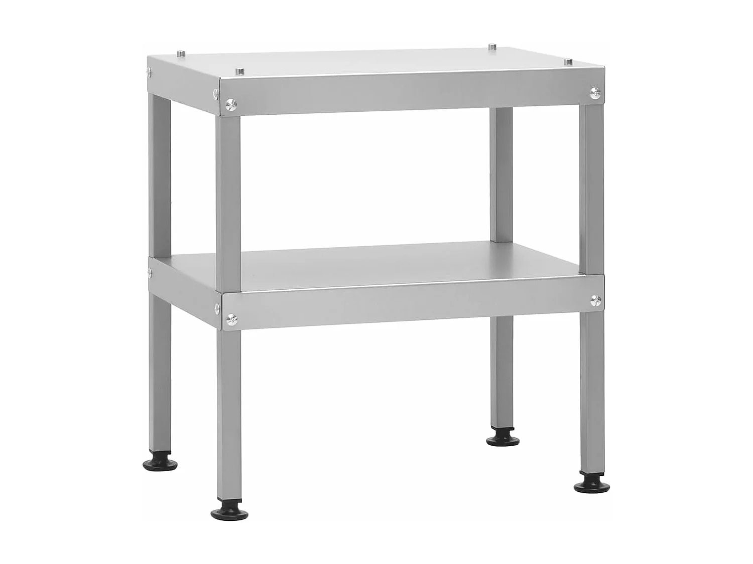 Tavolo per forno affumicatore 40x28x44,5 cm in acciaio zincato