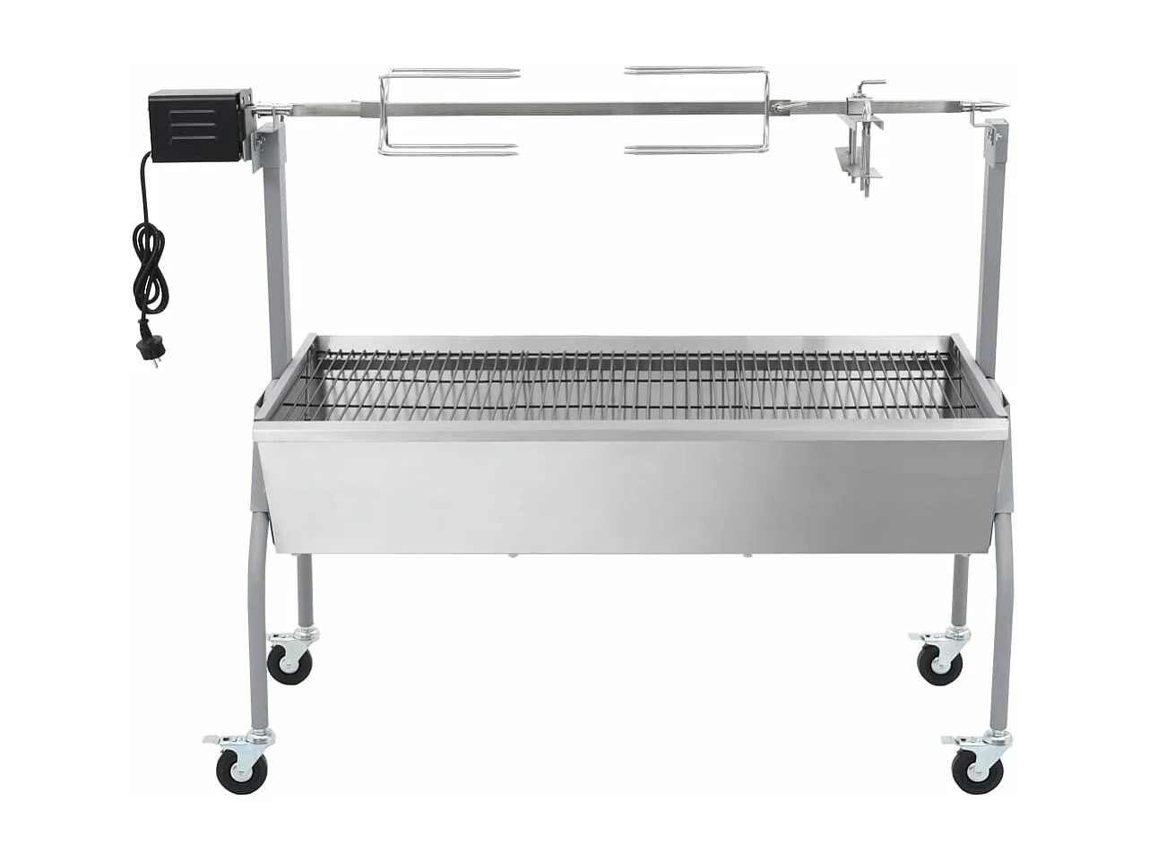 Churrasqueira elétrica Rotisserie Aço inoxidável