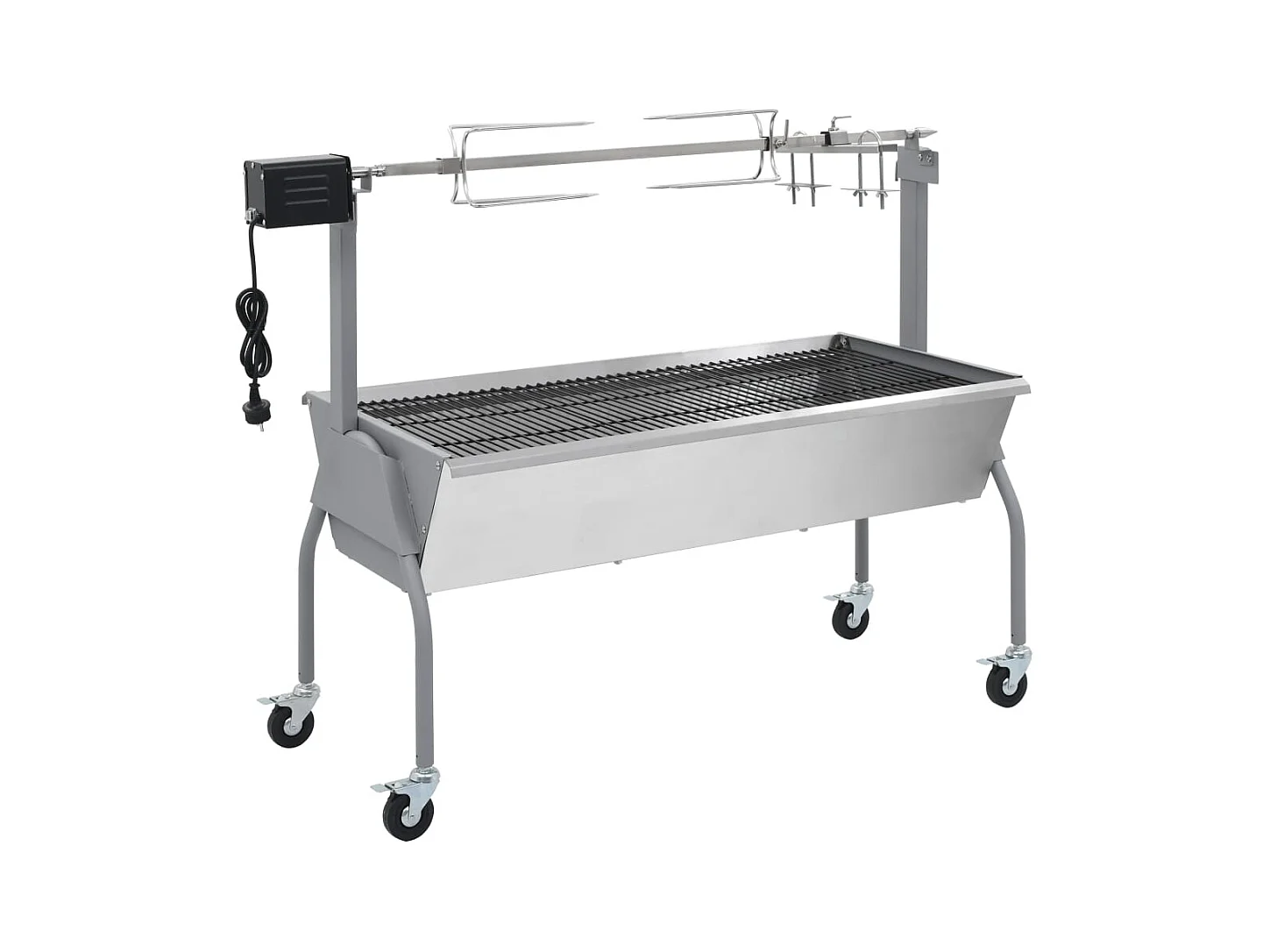 R?tissoire pour barbecue électrique Acier inoxydable