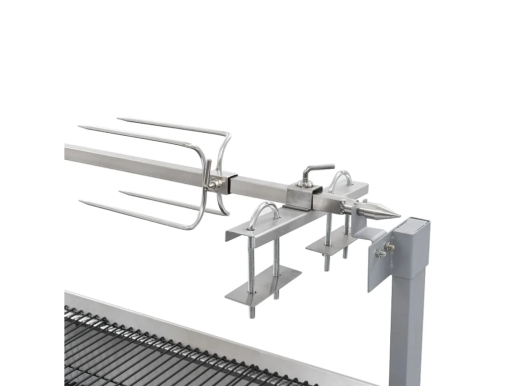 R?tissoire pour barbecue électrique Acier inoxydable