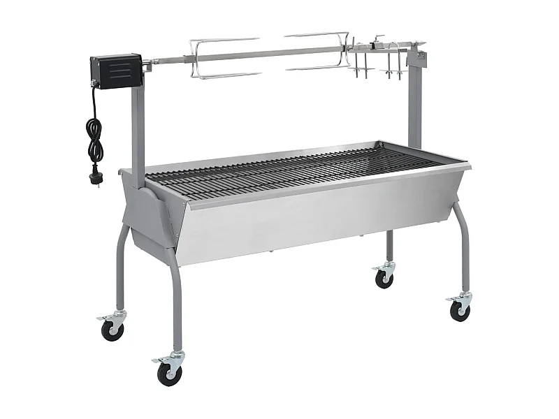 R?tissoire pour barbecue électrique Acier inoxydable