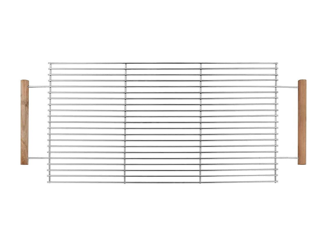 Barbecue au charbon sur chariot Acier inoxydable et 2 étagères