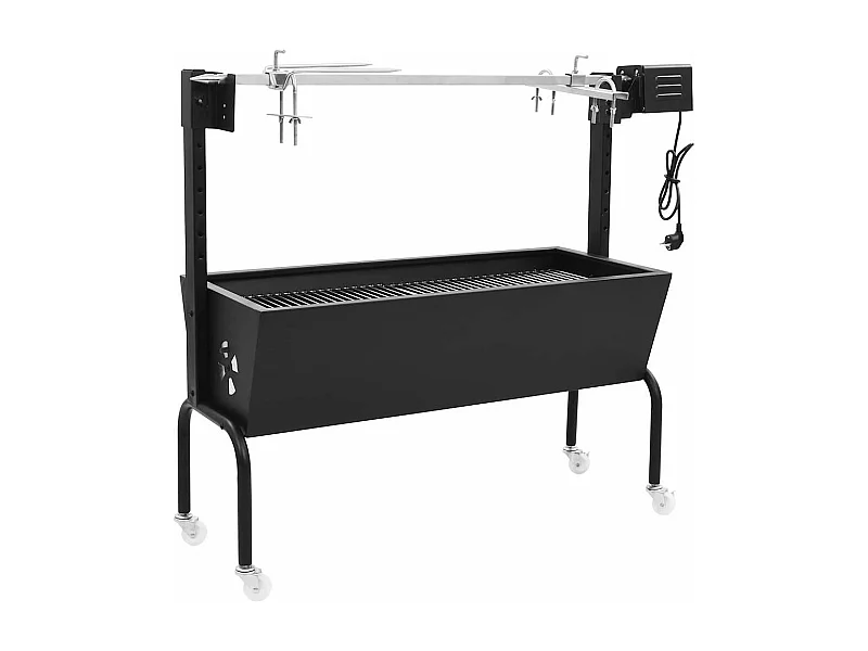 Asador Eléctrico para Barbacoa de Acero Inoxidable