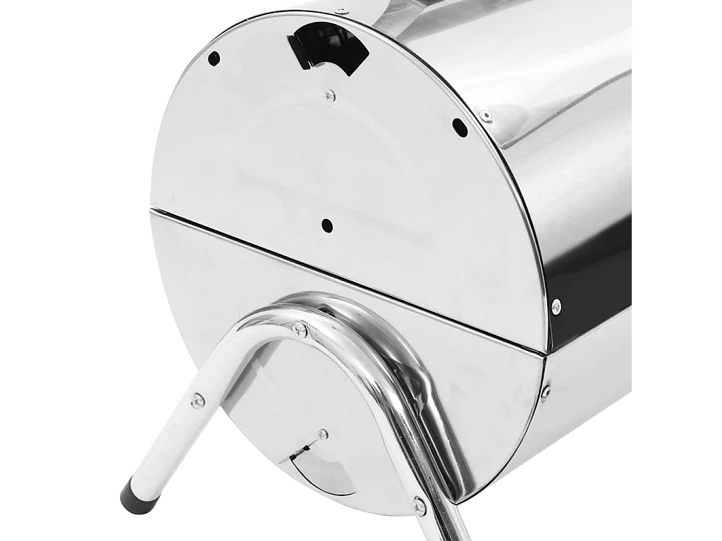 Tragbarer Holzkohlegrill Edelstahl Doppelgrills