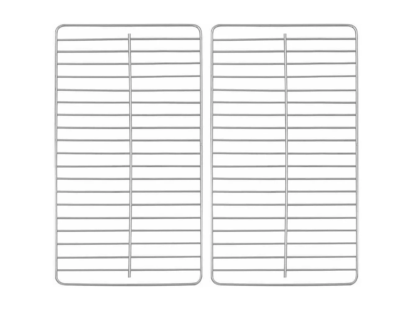 Tragbarer Holzkohlegrill Edelstahl Doppelgrills