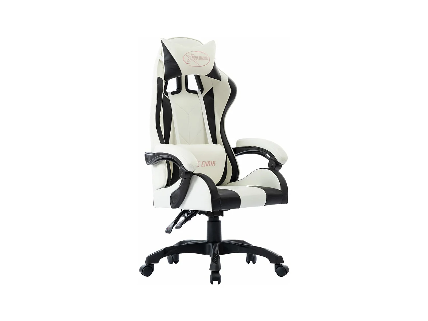 Fauteuil de jeux vidéo Blanc Similicuir