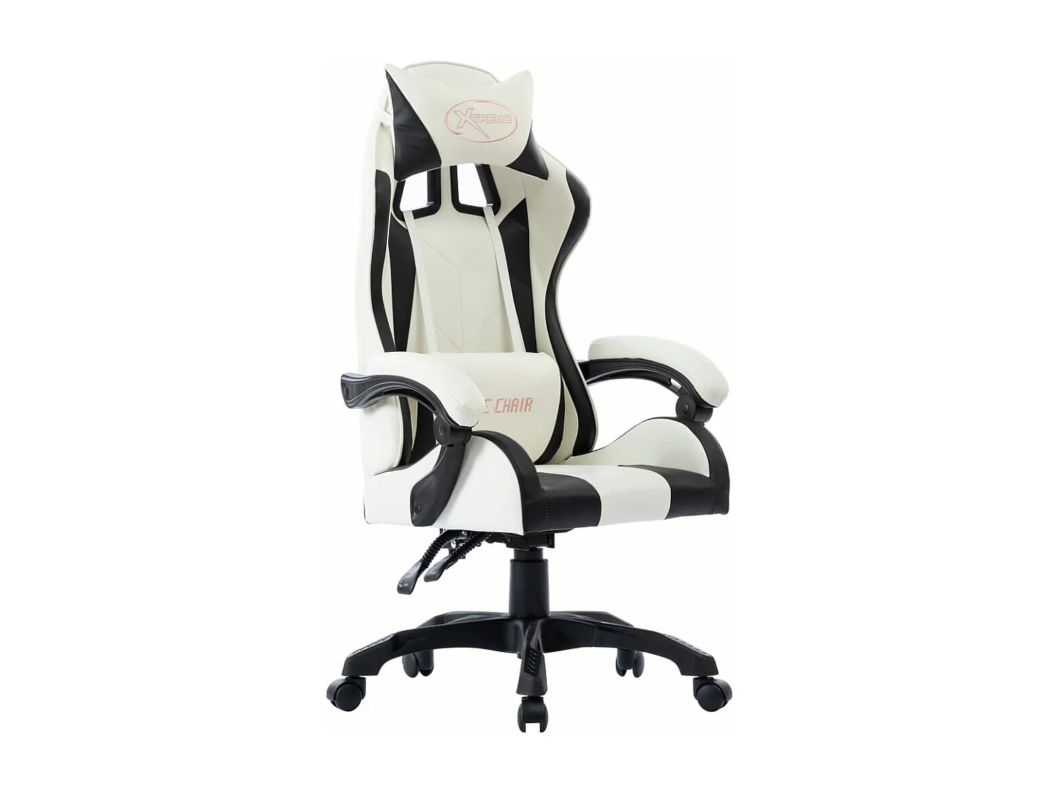 Fauteuil de jeux vidéo Blanc Similicuir