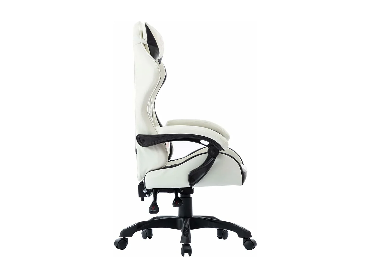 Fauteuil de jeux vidéo Blanc Similicuir