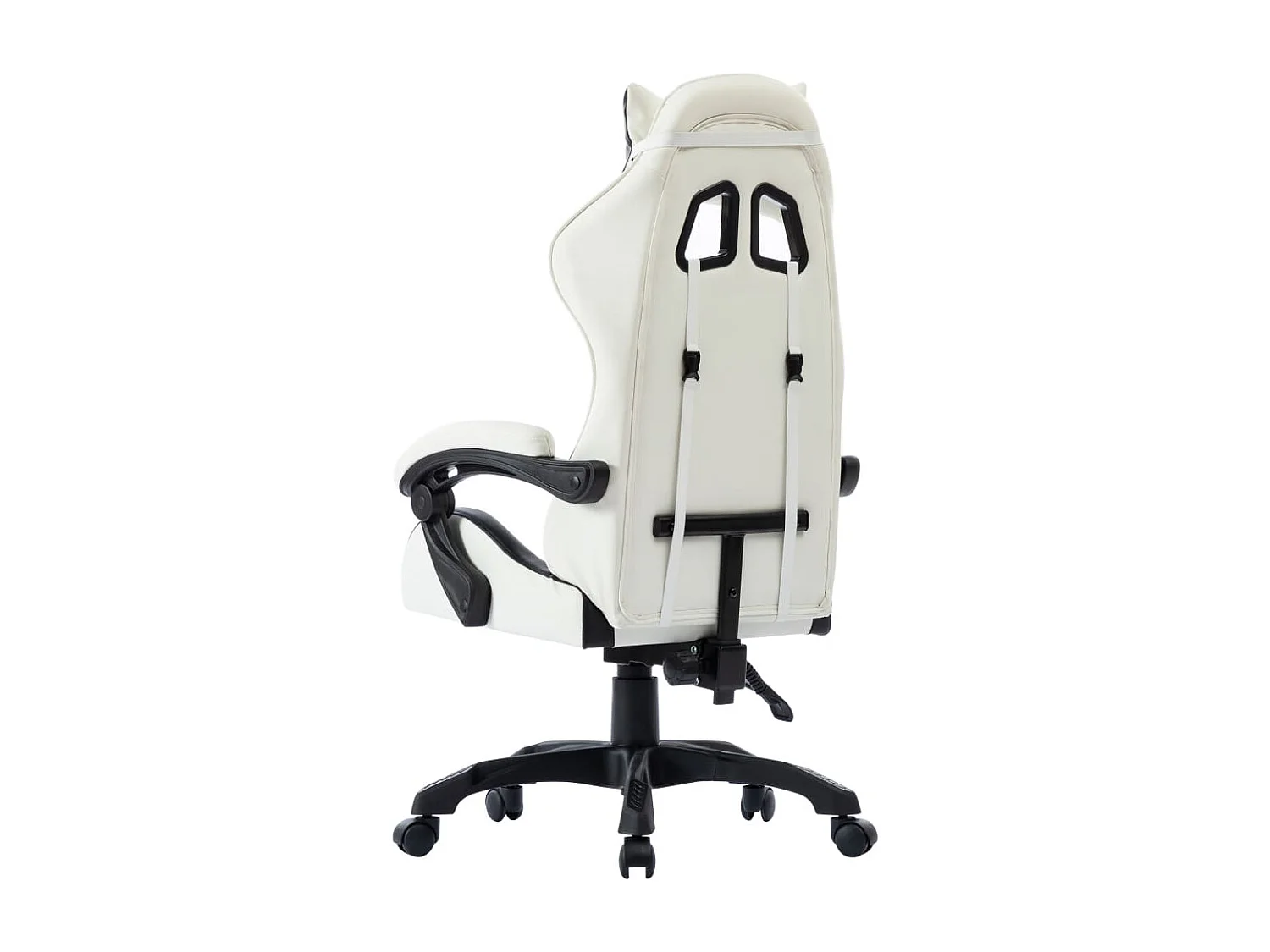 Fauteuil de jeux vidéo Blanc Similicuir