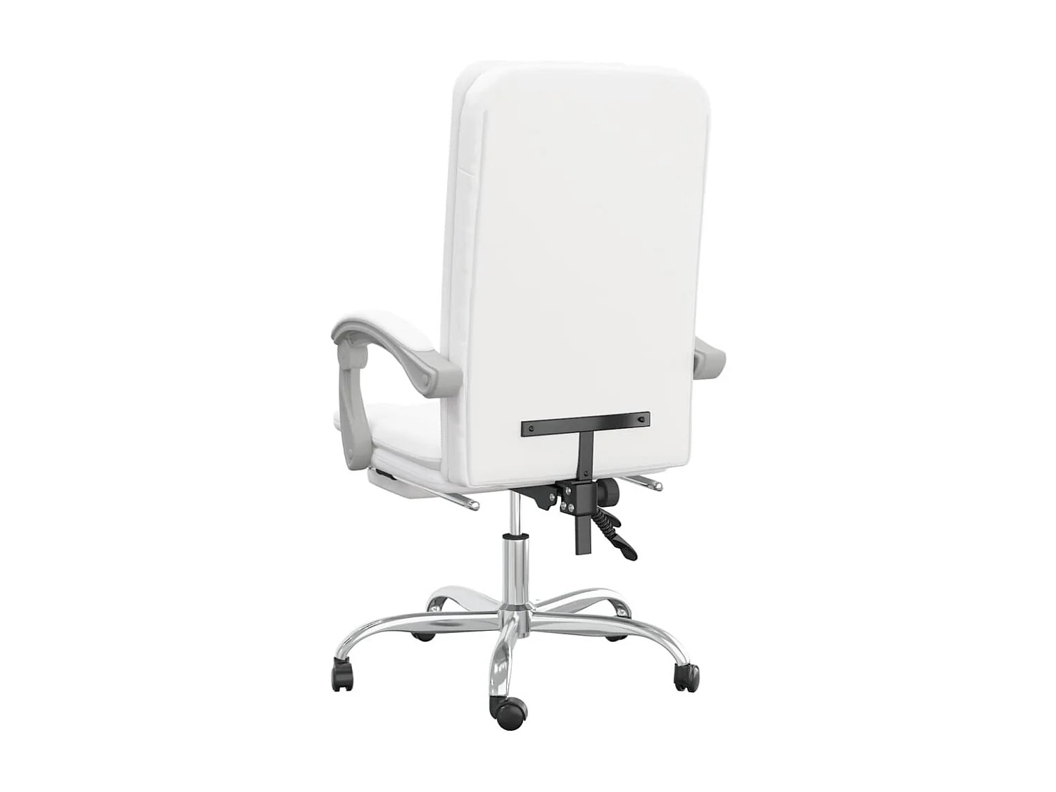 Weißer Büro-Relaxsessel aus Kunstleder