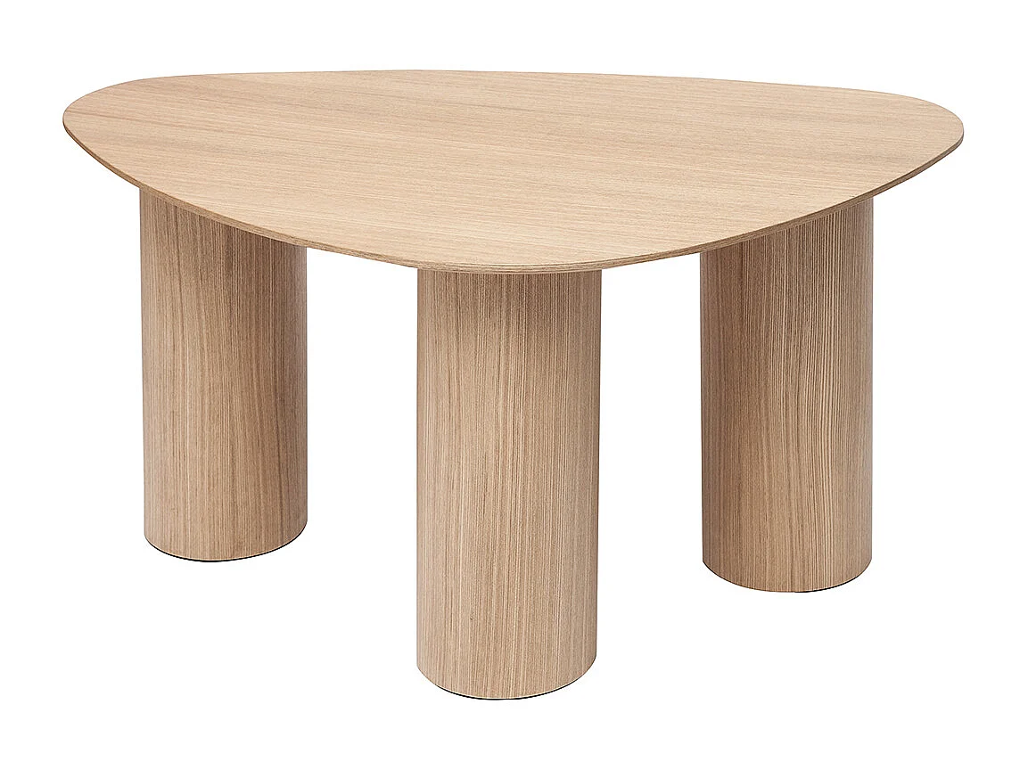 Tables basses gigognes design en bois clair (lot de 2) FOLEEN