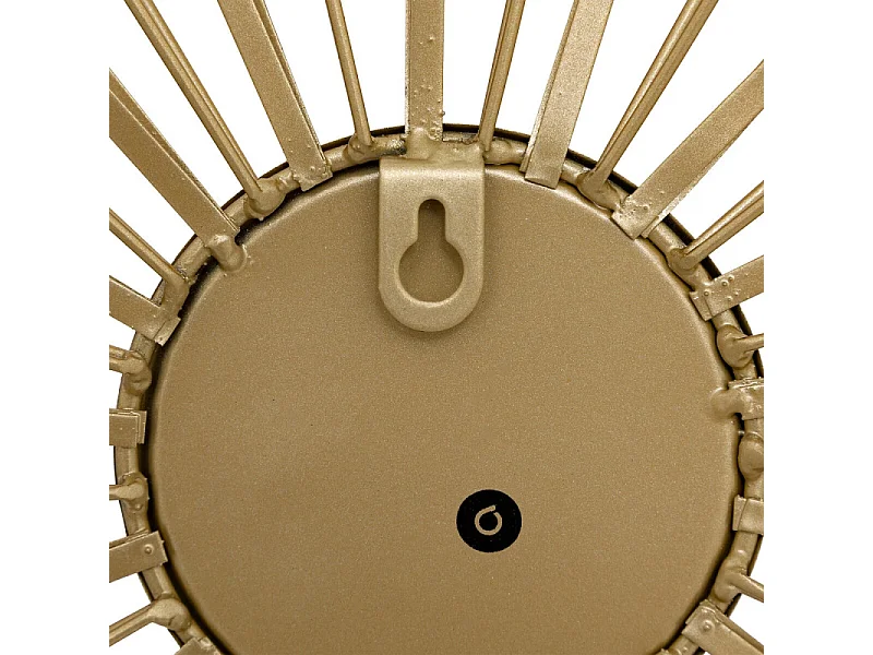 Lot de 3 Miroirs Muraux Soleils "Warren" 24cm Doré