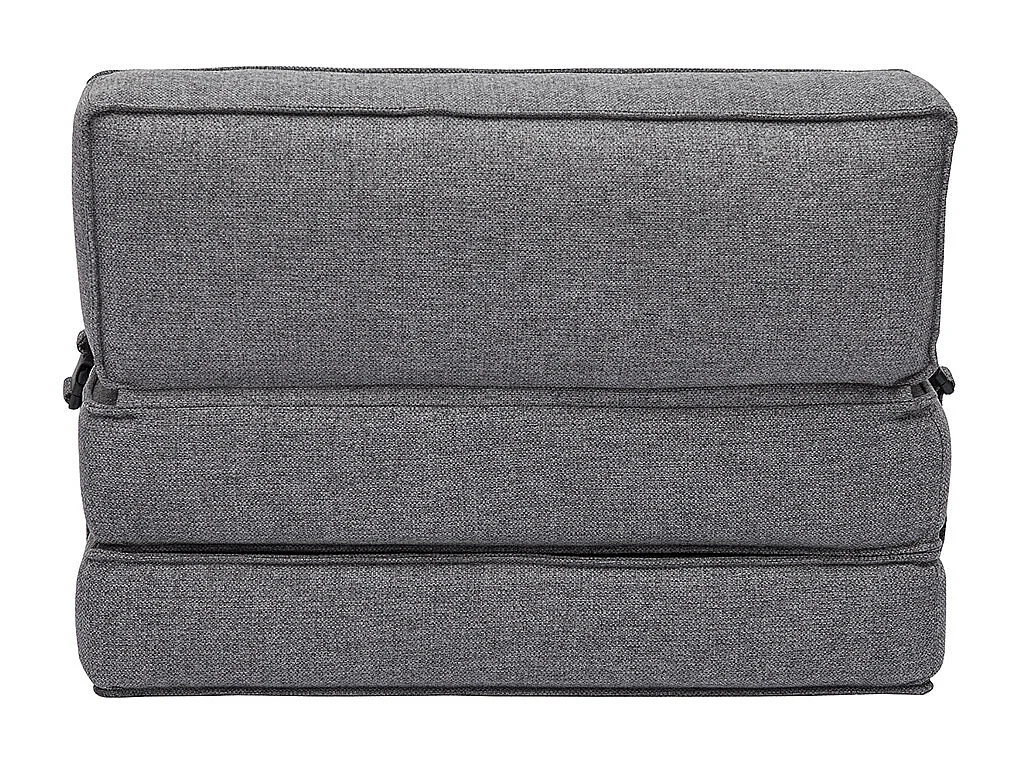 Poltrona letto 1 posto in tessuto grigio KATY