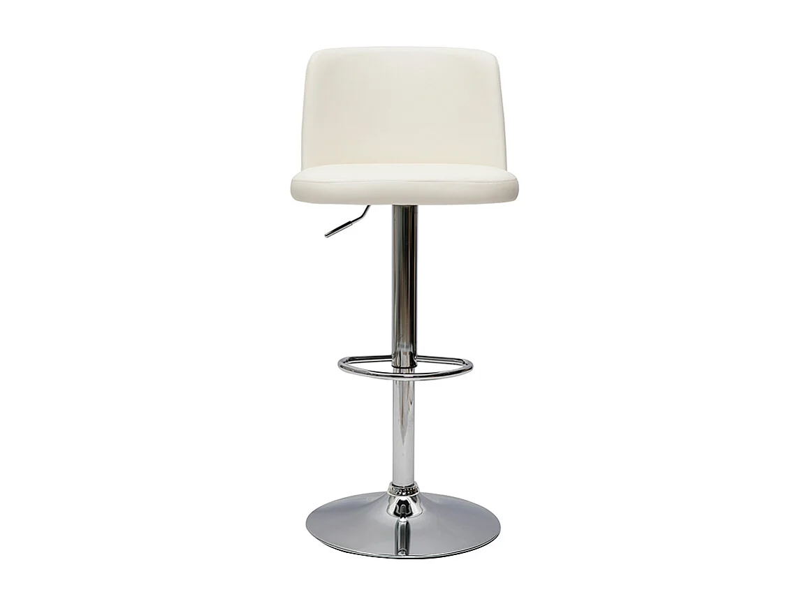 Design-Barhocker höhenverstellbar weiß (2er-Set) MONTI