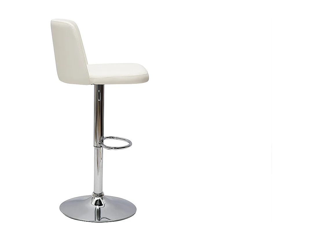 Design-Barhocker höhenverstellbar weiß (2er-Set) MONTI