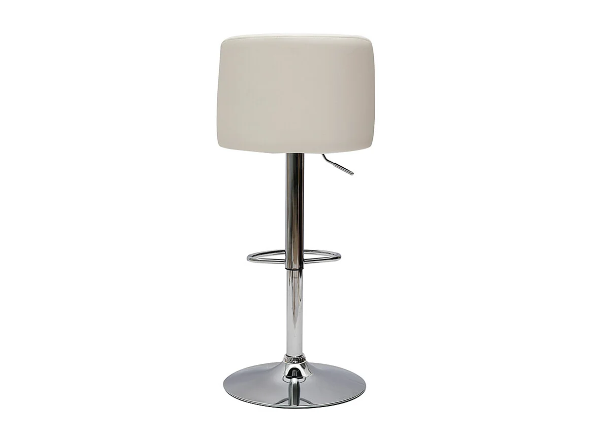 Design-Barhocker höhenverstellbar weiß (2er-Set) MONTI