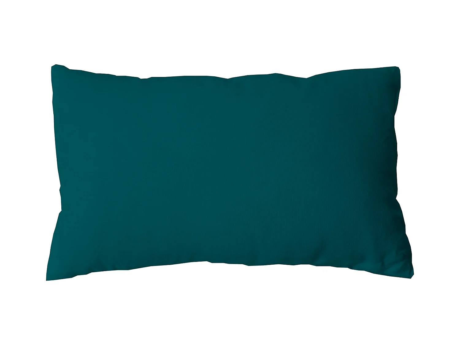 Coussin Déco Uni "Panama" 30x50cm Émeraude