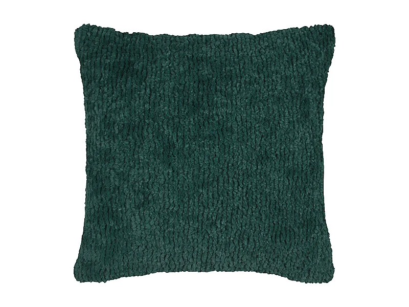 Coussin carré fausse fourrure avec recto velours