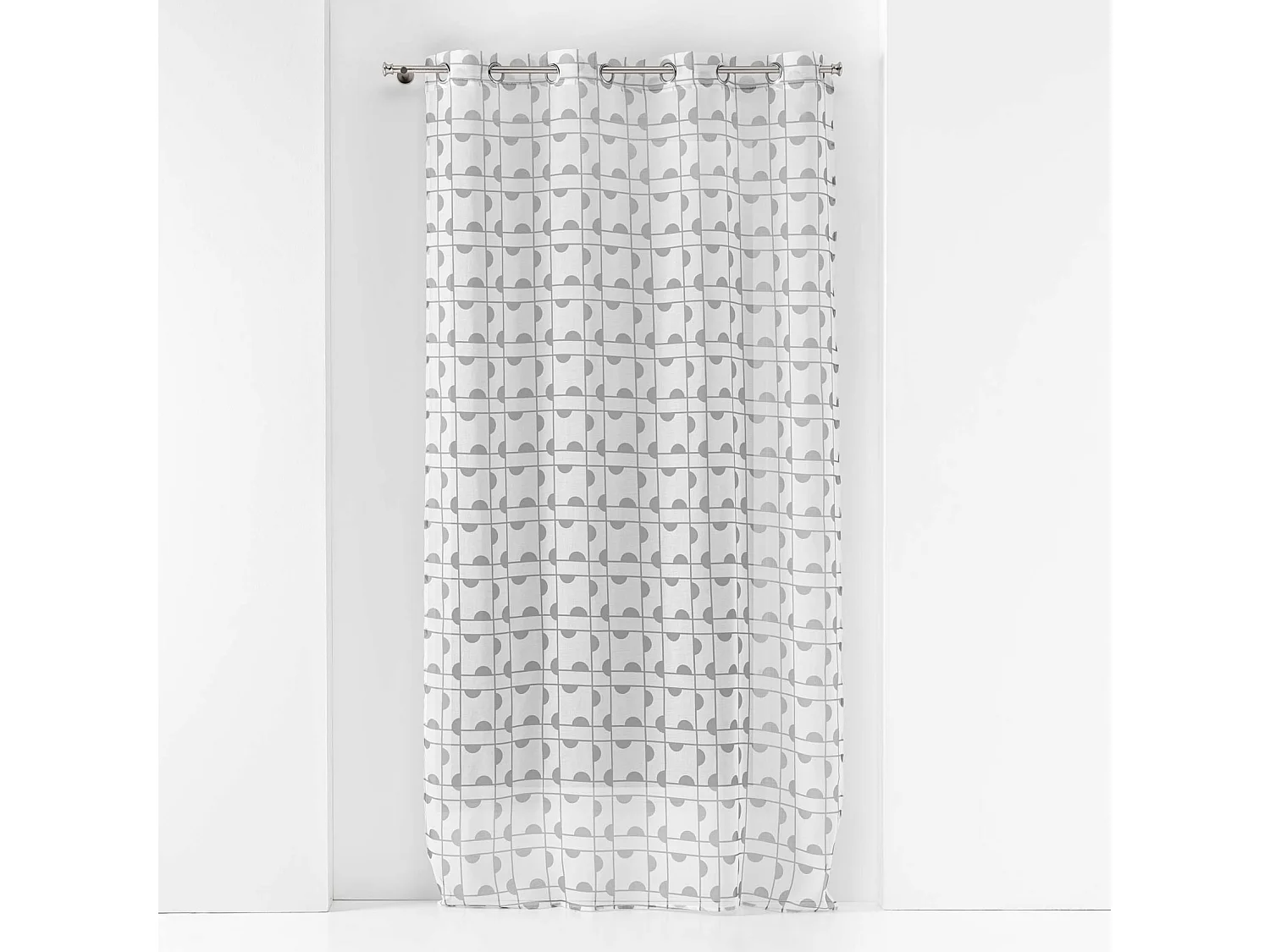 Visillo arenado estampados geométricos