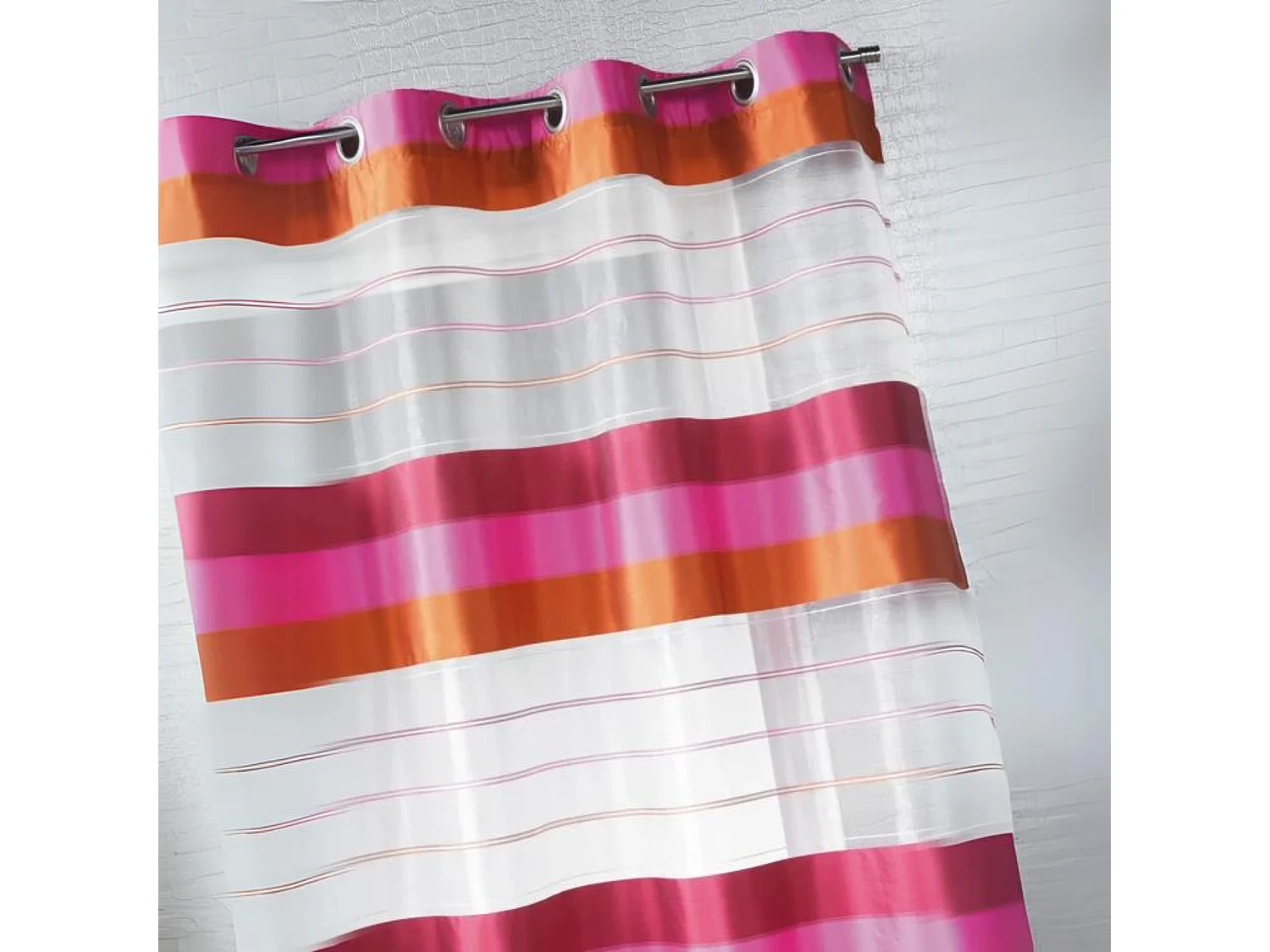 Voilage organza aux rayures horizontales