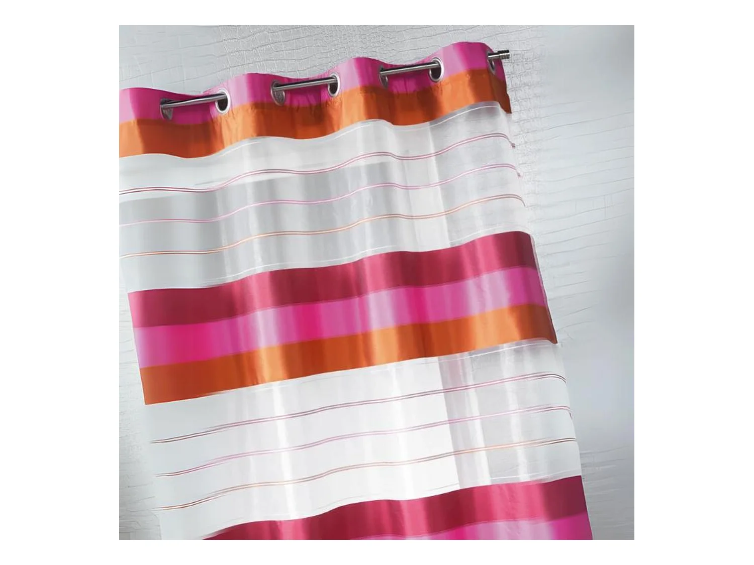 Voilage organza aux rayures horizontales