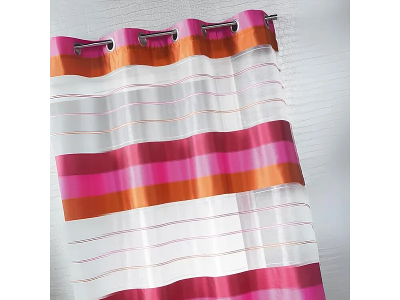 Fertigvorhang Organza Querstreifen