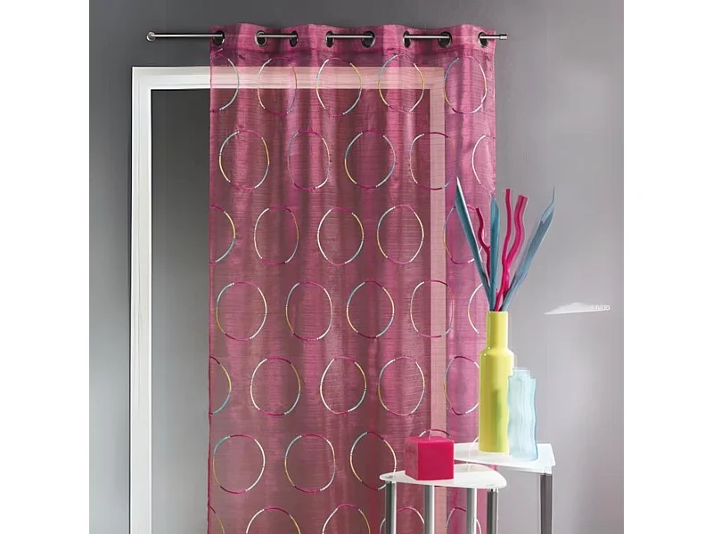 Visillo Organza bordado