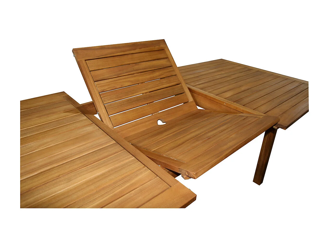 Mesa de jardín extensible de madera maciza 180-240 cm MAYEL