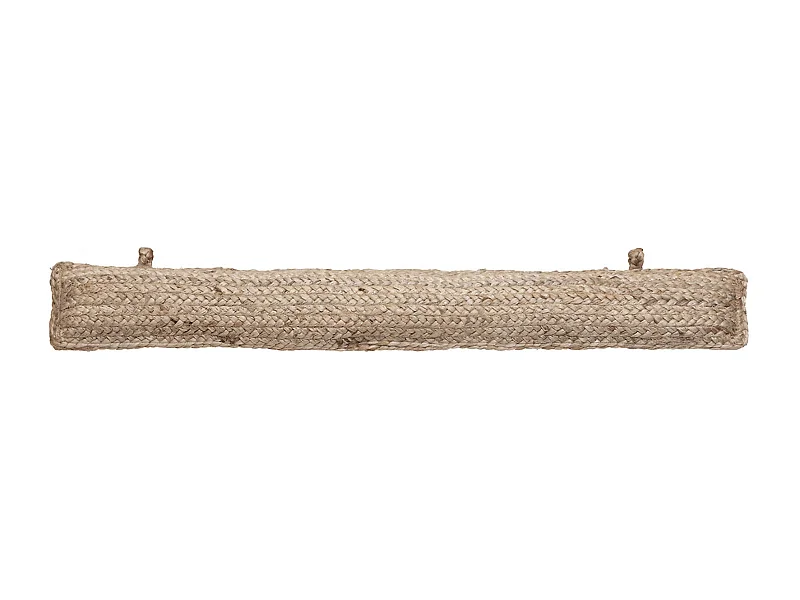 Boudin Bas de Porte en Jute "Little Cottage" 90cm Naturel