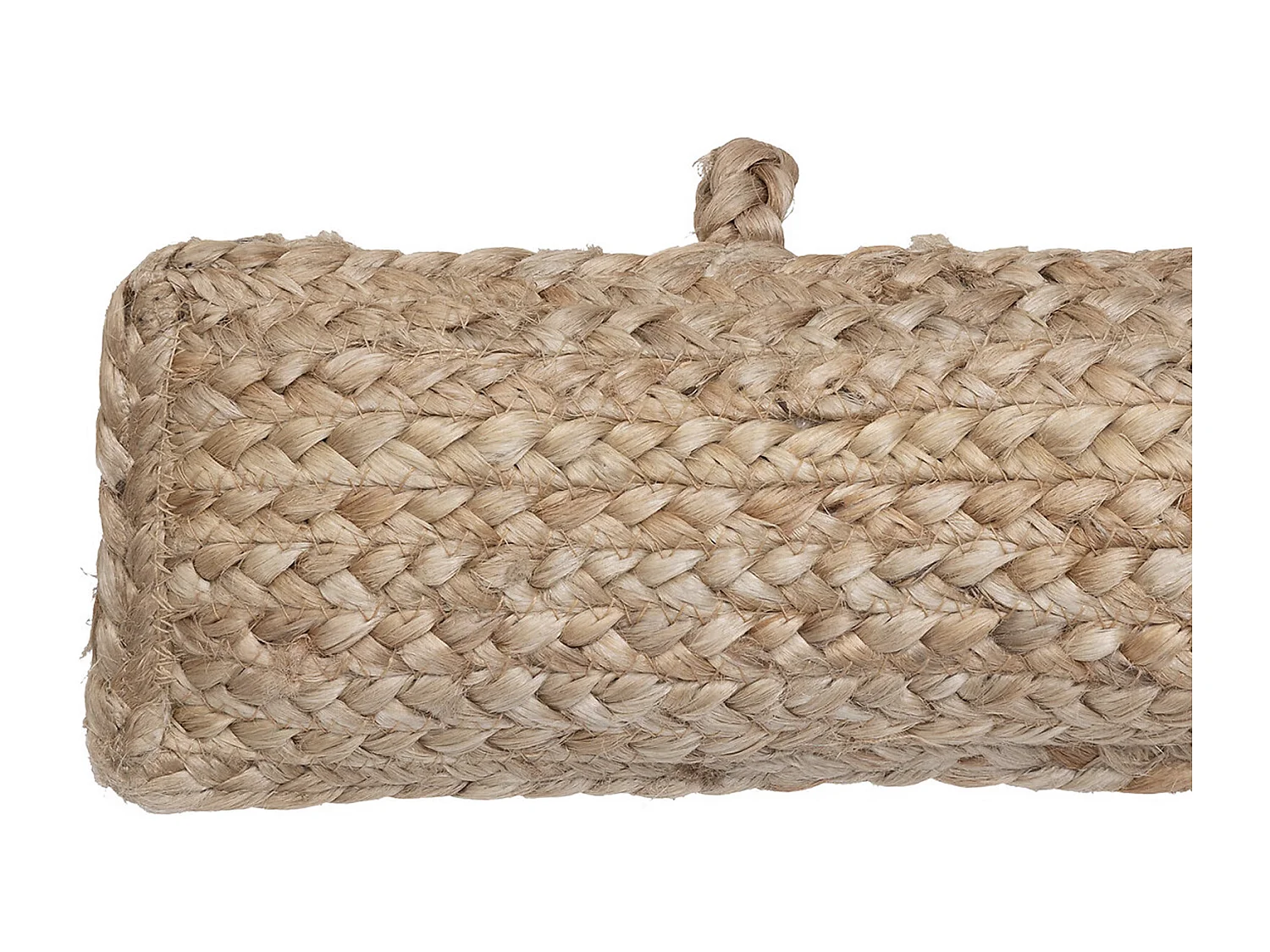 Boudin Bas de Porte en Jute "Little Cottage" 90cm Naturel