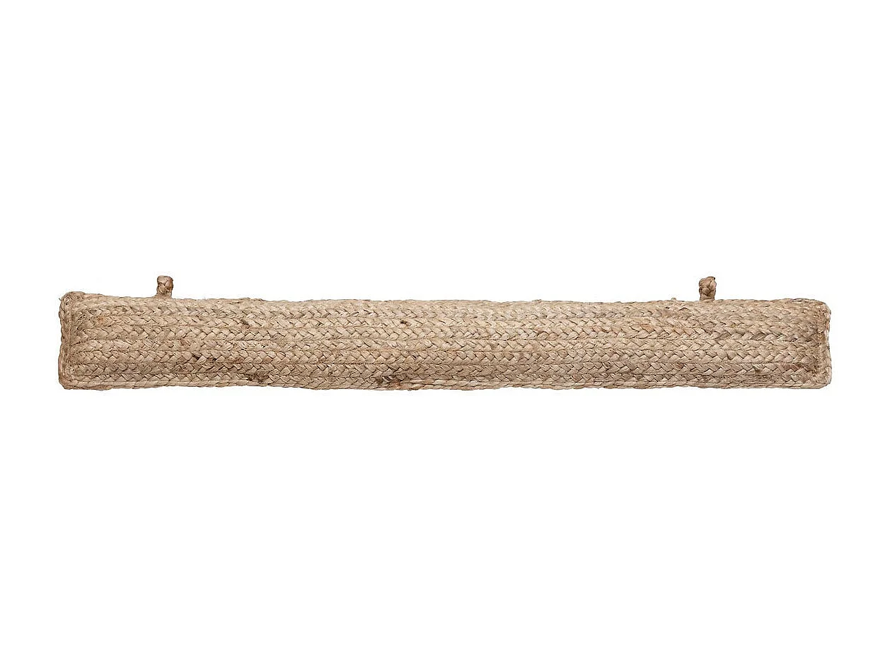 Boudin Bas de Porte en Jute "Little Cottage" 90cm Naturel