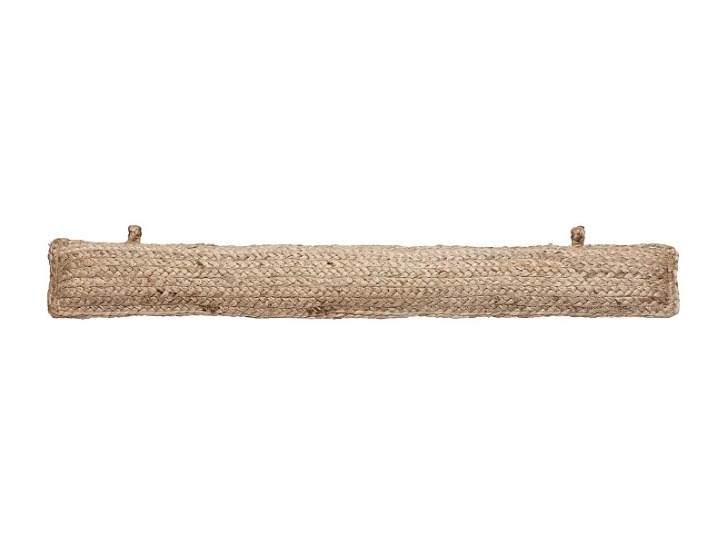 Boudin Bas de Porte en Jute "Little Cottage" 90cm Naturel