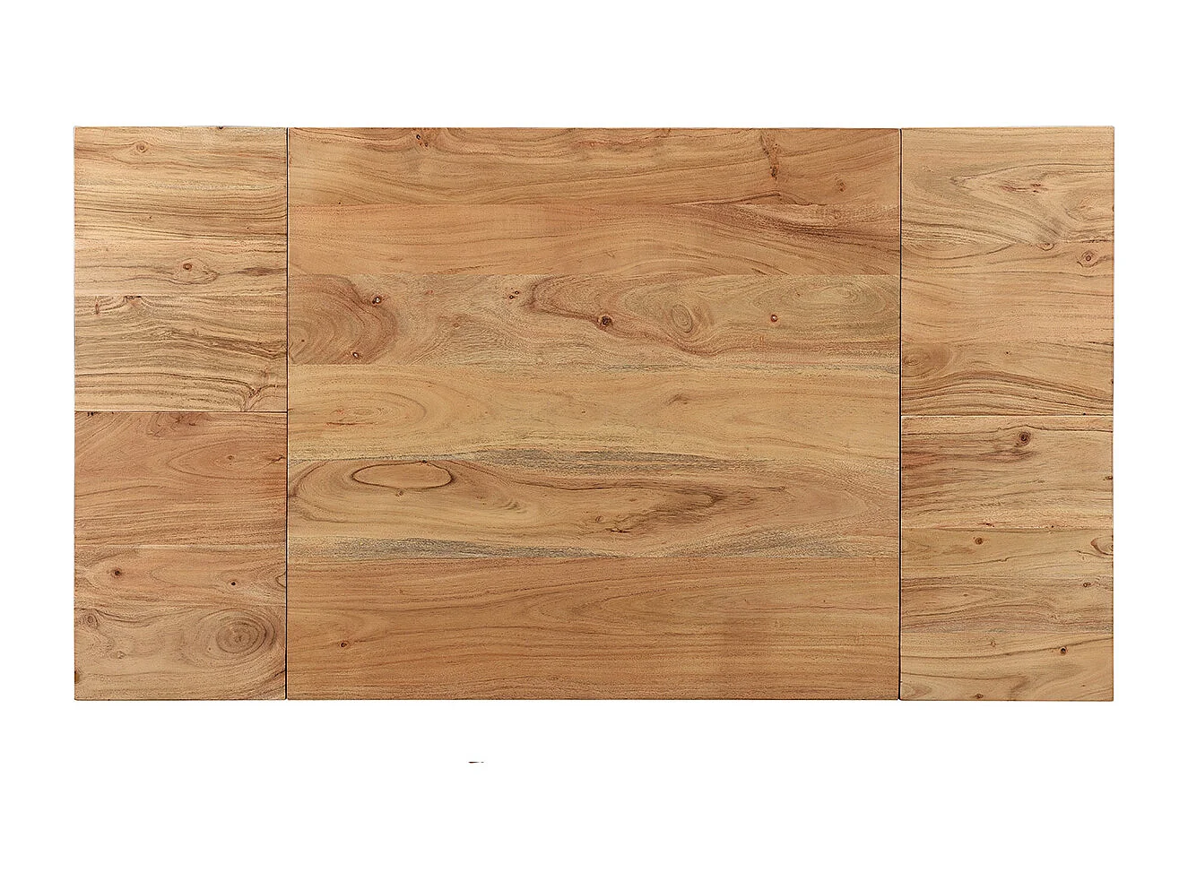 Table de bar haute extensible carrée en bois massif L80-135 cm BALTO