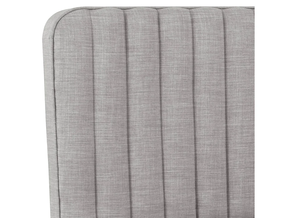 Lit coffre 140x190 cm NEVA + 1 sommier / Gris clair