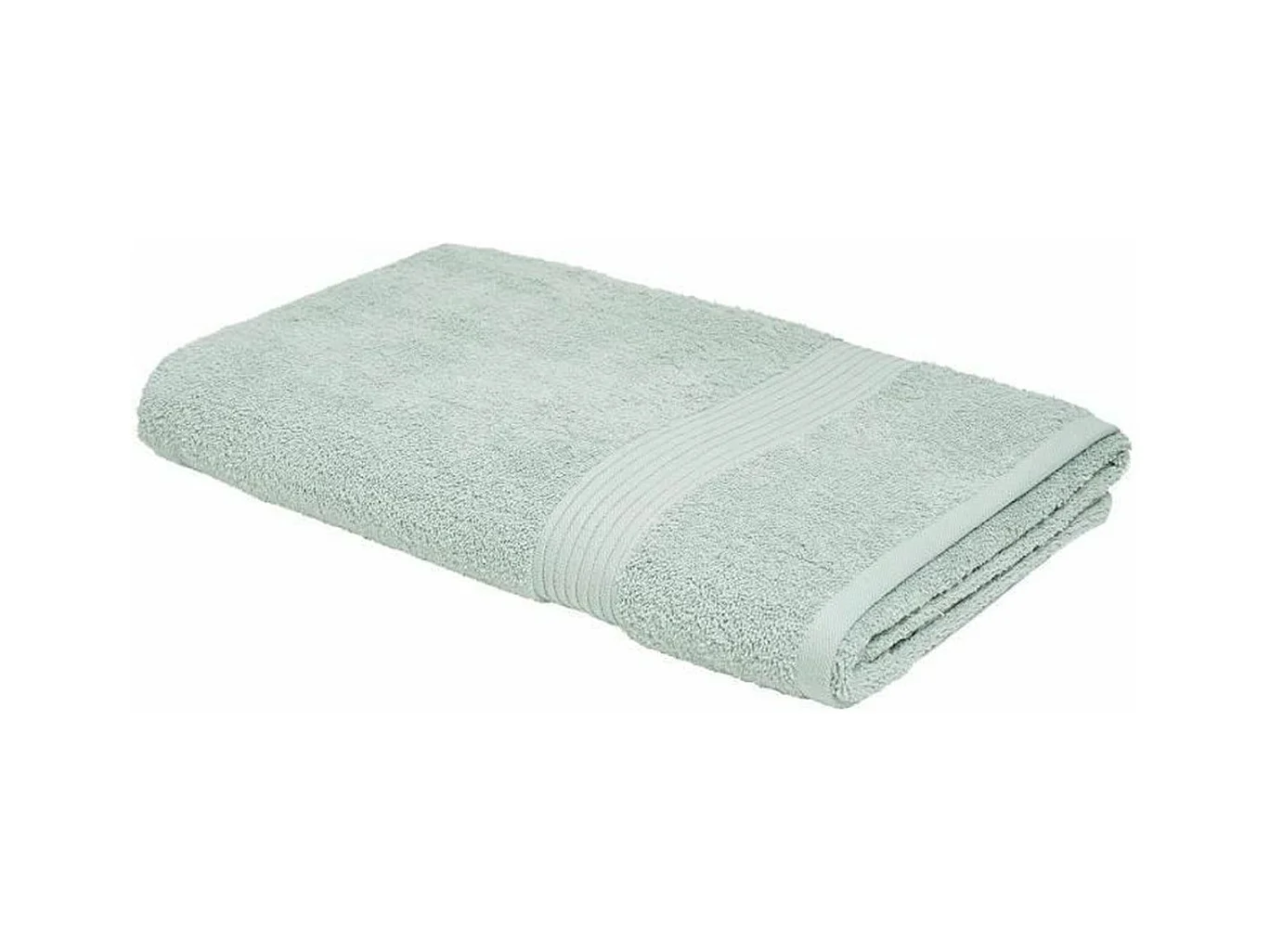 10 serviettes de toilette 50 x 90 cm 100% Coton coloris céladon
