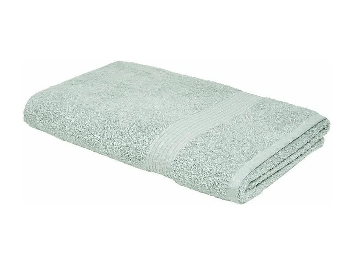 10 serviettes de toilette 50 x 90 cm 100% Coton coloris céladon