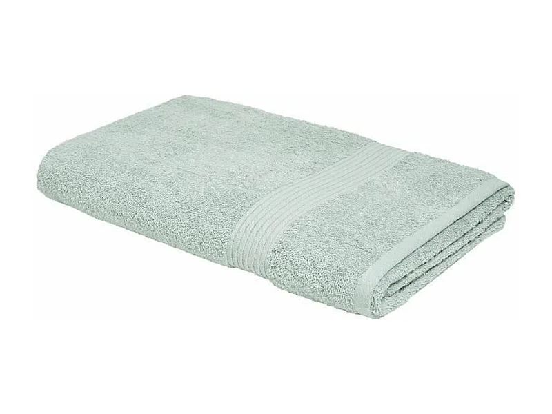 10 serviettes de toilette 50 x 90 cm 100% Coton coloris céladon