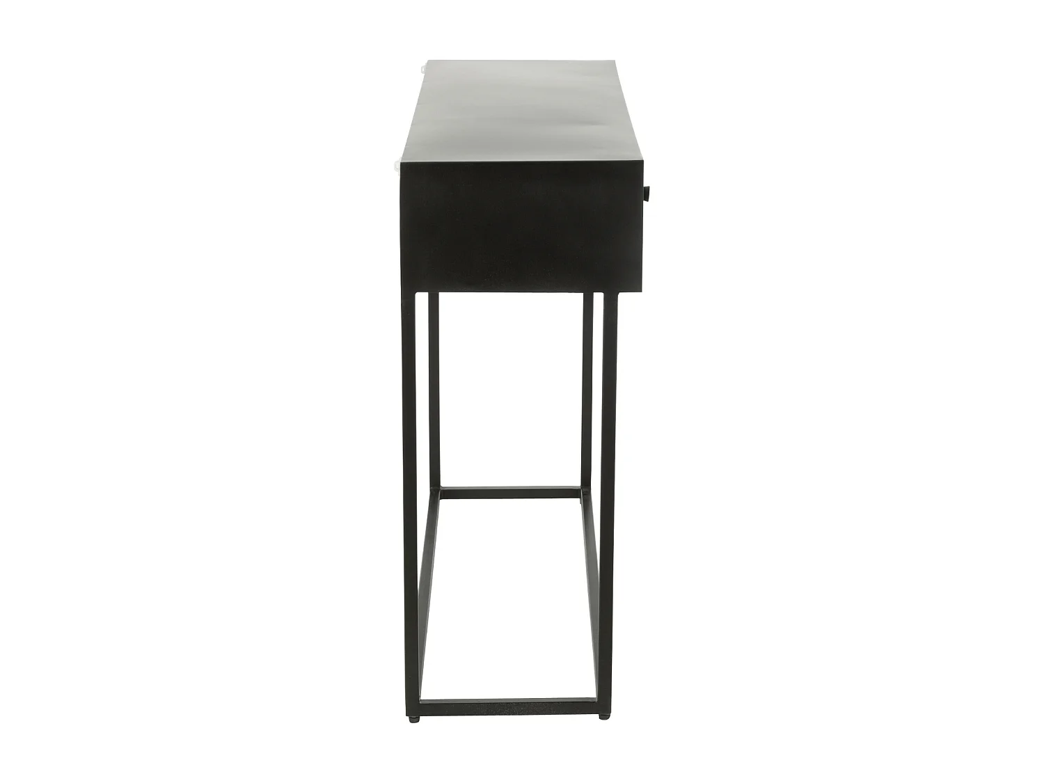 Console 2 Tiroirs en Bois "Shanil" 100cm Noir