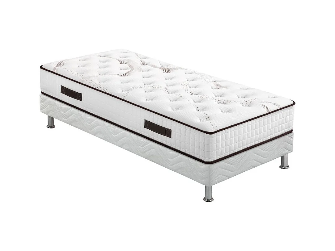 Matelas + sommier tapissier 80x200 Mousse - Myriade - Soutien medium - Made in France