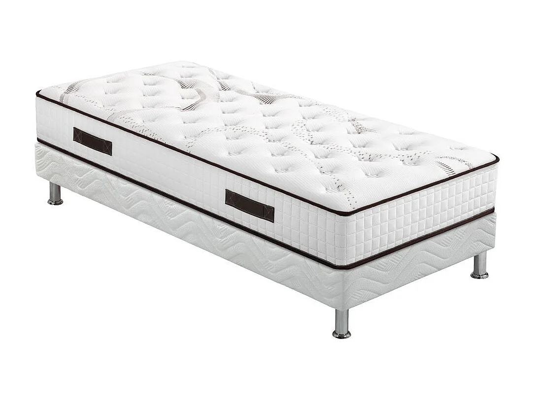 Matelas + sommier tapissier 80x200 Mousse - Myriade - Soutien medium - Made in France