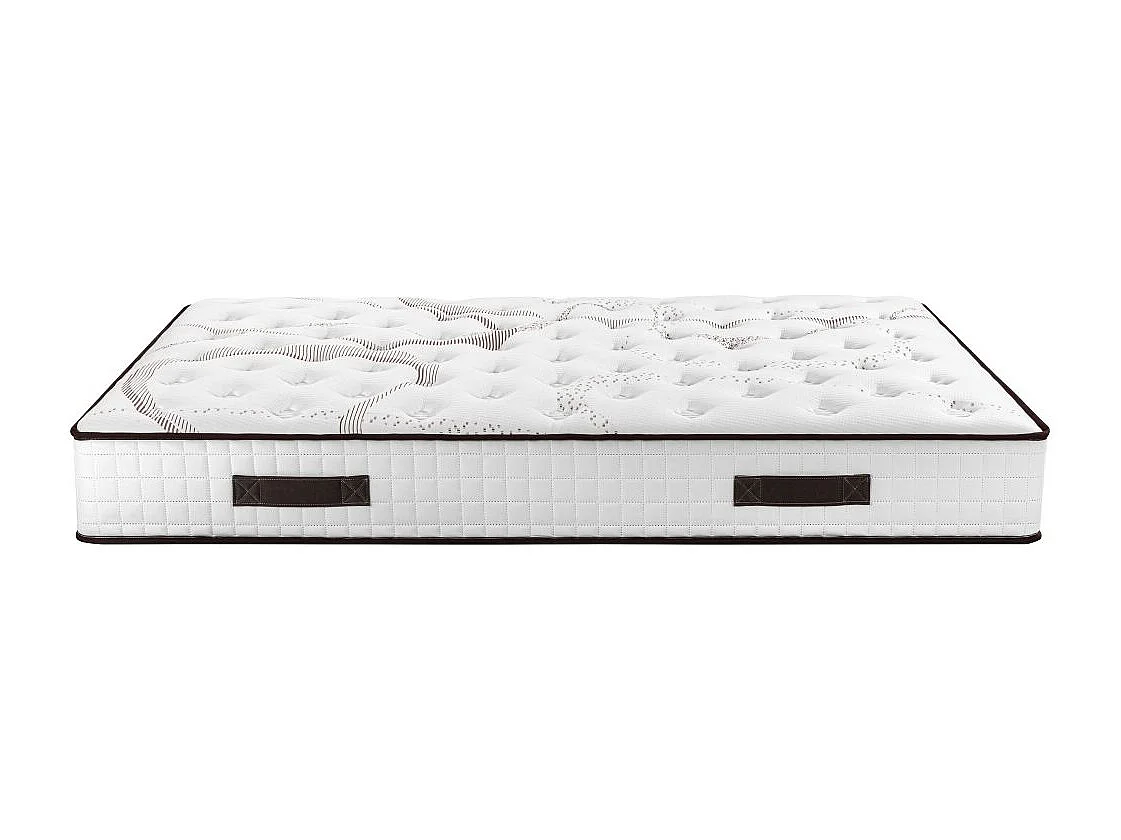 Matelas + sommier tapissier 140x190 Mousse - Myriade - Soutien medium