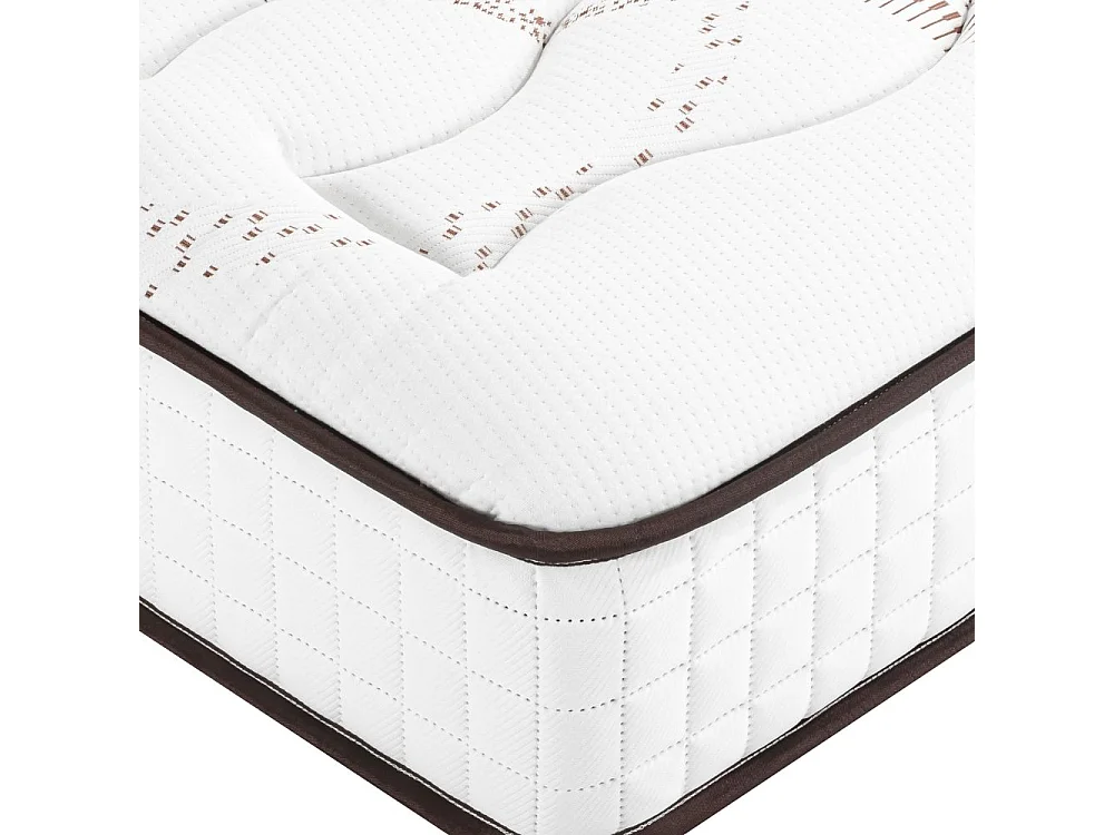 Matelas + sommier tapissier 2x90x190 Mousse - Myriade - Soutien medium