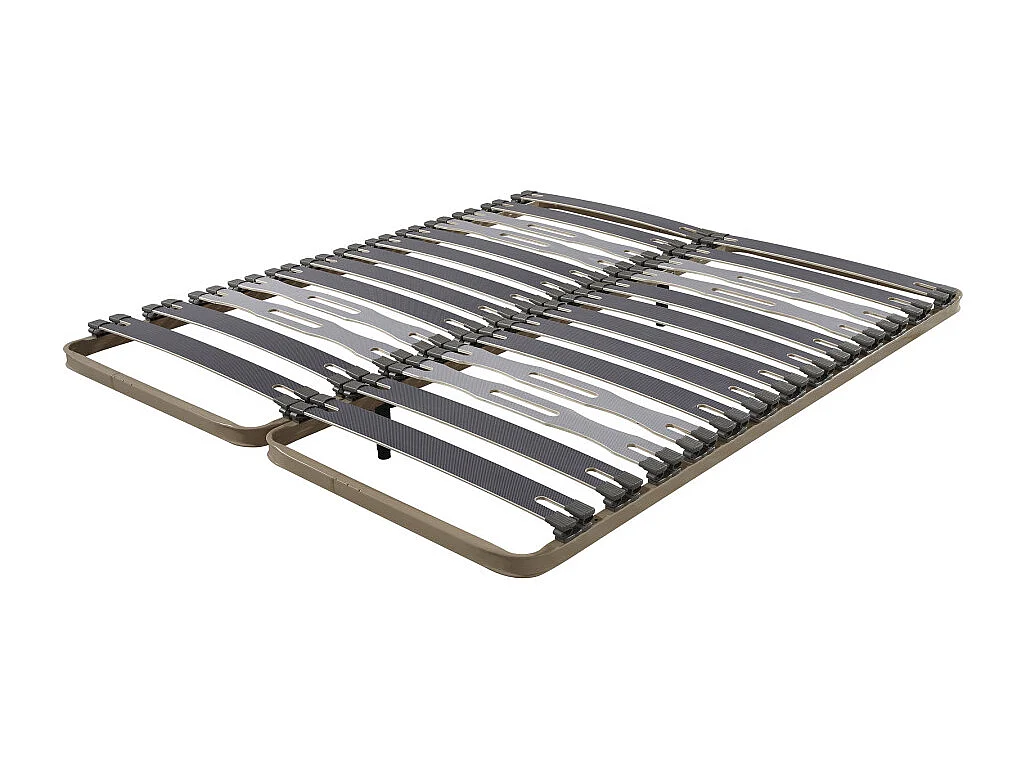 Sommier à lattes 2x80x200 C413 - 26 lattes bois - Fabrication française