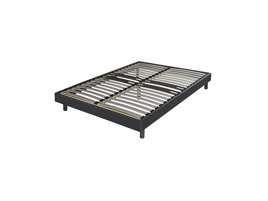 Sommier+pieds Decokit Graphite