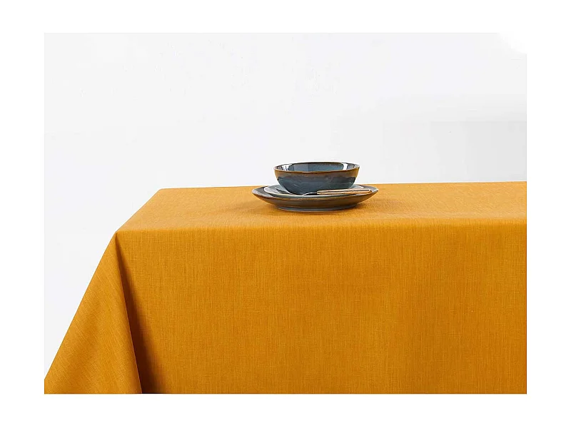 Mantel recubierto anti-manchas con colores acidulados