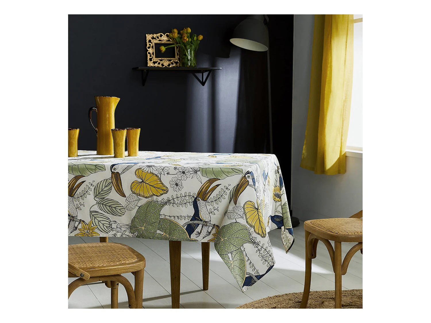 Nappe en coton enduit Brésil